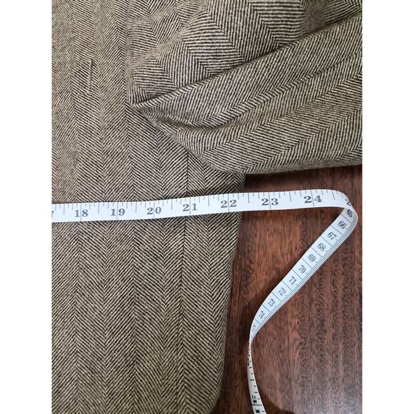 Lauren Ralph Lauren wool cashmere herringbone blazer size 44r - Picture 7 of 10